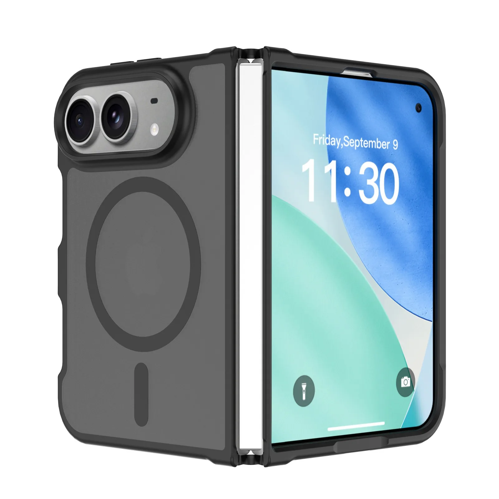 Translucent Magnetic Hard Back Case with Matte Finish