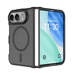 Translucent Magnetic Hard Back Case with Matte Finish - iPhone Duo (Black)