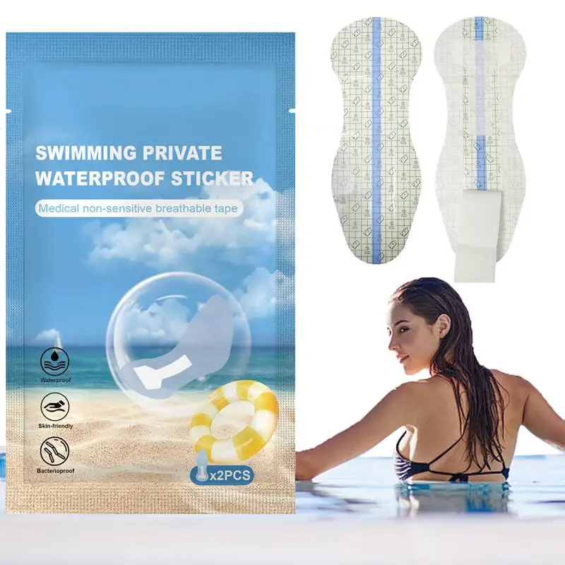 

Protective Hygienic Liners Adhesive For Swimwear PU Clear Waterproof Panti Liner For Swimwear Private Swimming Sticker