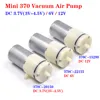 1PC 3.7V/ 6V/ 12V Small 370 Motor Diaphragm Air Pump Vacuum Negative Pressure Suction Pump for Breast Pump Inflator Aquarium 1