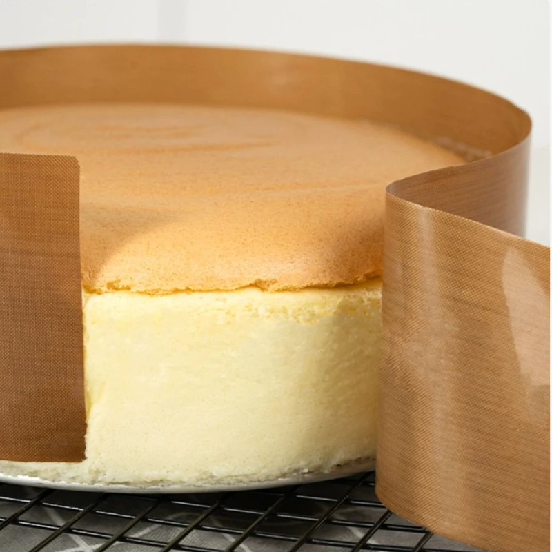 Silicone Baking Mat 6/8/10 Inches Round Reusable Resistant Fiberglass Cloth Easy Demoulding Cake Liner Cropped Paper Oilcloth Pad