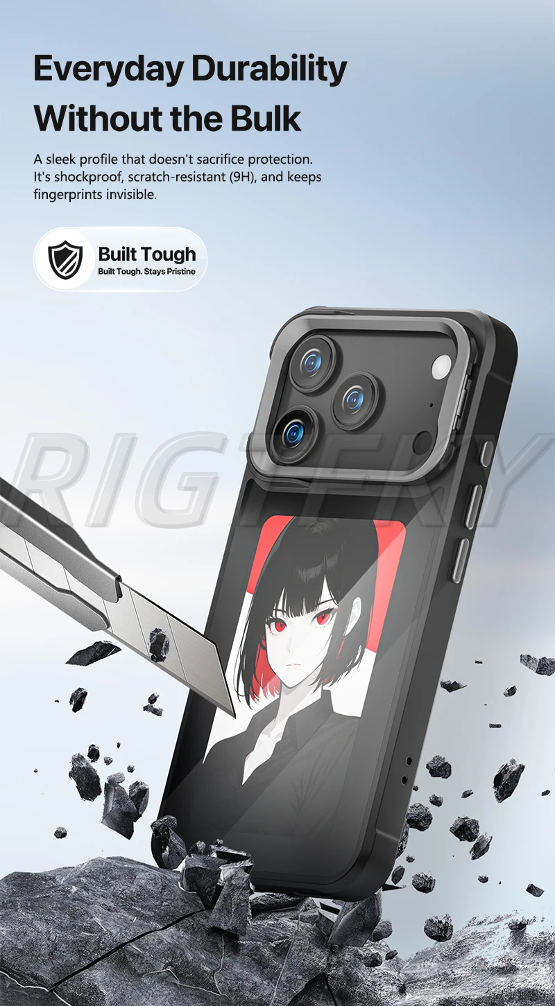 NFC E-ink Case for iPhone 17 Series