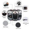 Foldable Pet Tent Durable Grip Cat House Oxford Cloth Octagonal Pet Fence Portable Outdoor Small Dog Cages Cat Fences for Winter 4