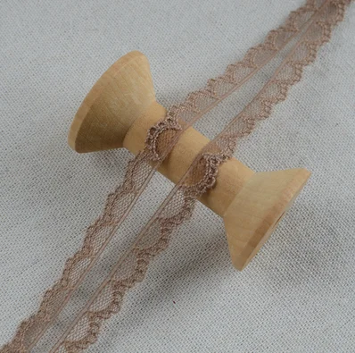 20 메터/몫 1cm 너비 핑크 화이트 블랙 고품질 레이스 패브릭 트림 DIY 의류 액세서리 자수 레이스 리본 활 공예
