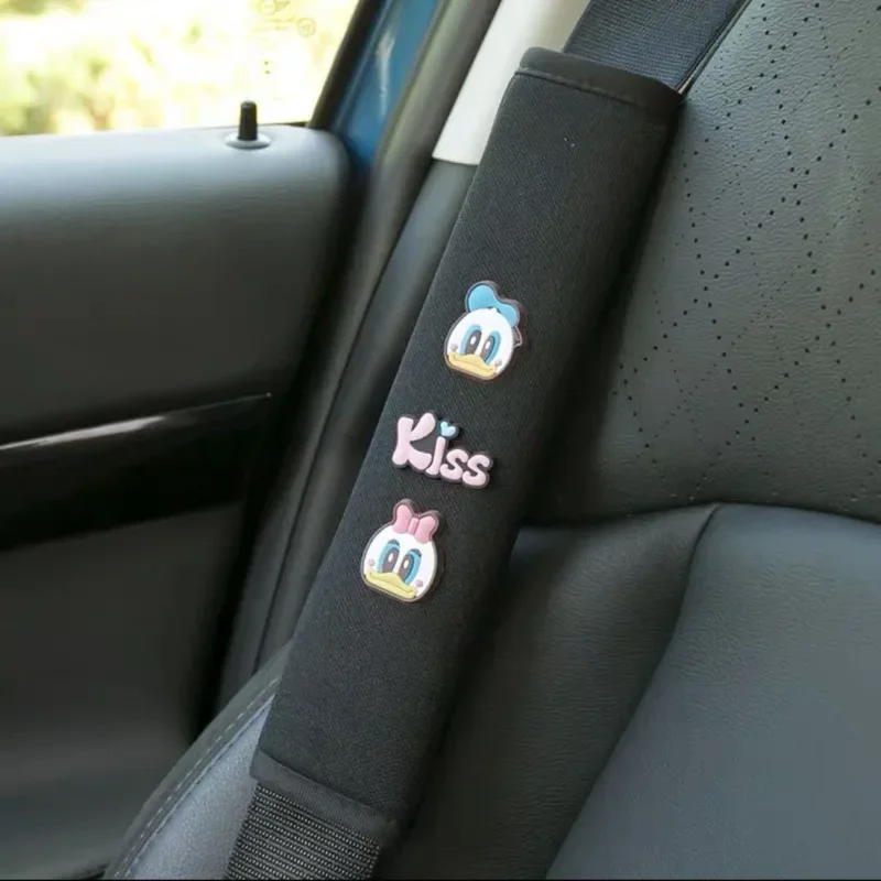 Disney mickey minnie myš auto Seat řemeny donald auto bezpečnosti řemeny rameno ochranný obal dekorace vnitřní příslušenství