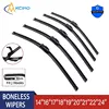 Car Wiper Blades Universal U-type Soft Rubber Boneless Wiper Durable Reduce Noise Automotive Wiper 14"17" 18" 19" 20" 21" 22" 1