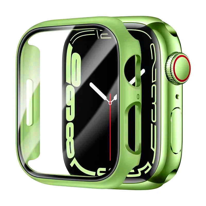 Premium Protective PC Case with Tempered Glass Screen