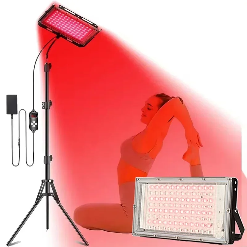 96 LEDs Light Body Pain Relief Physical Therapy Tools LED Red Light Therapy Panel Lamp for Facial Anti Aging Skin Care Beauty