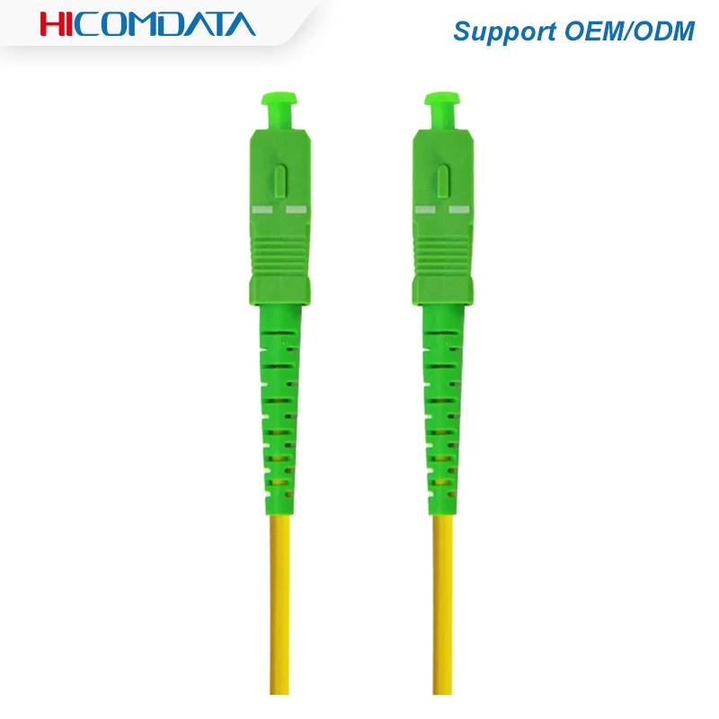 SC/APC Single mode Fiber Optic Patch Cable SC SC SM 2.0mm 3.0mm 9/125um FTTH Fiber Patch Cord Optical Fiber Jumper 1m