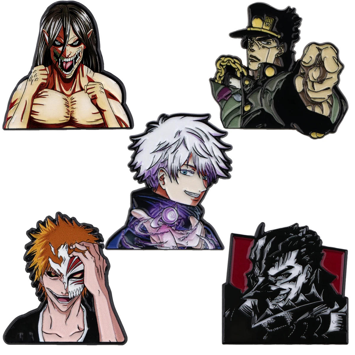 

Japanese Anime BERSERK Enamel Pins Manga Brooches Badges on Backpack Lapel Pins Cosplay Jewelry Clothes Accessories Toys Gift
