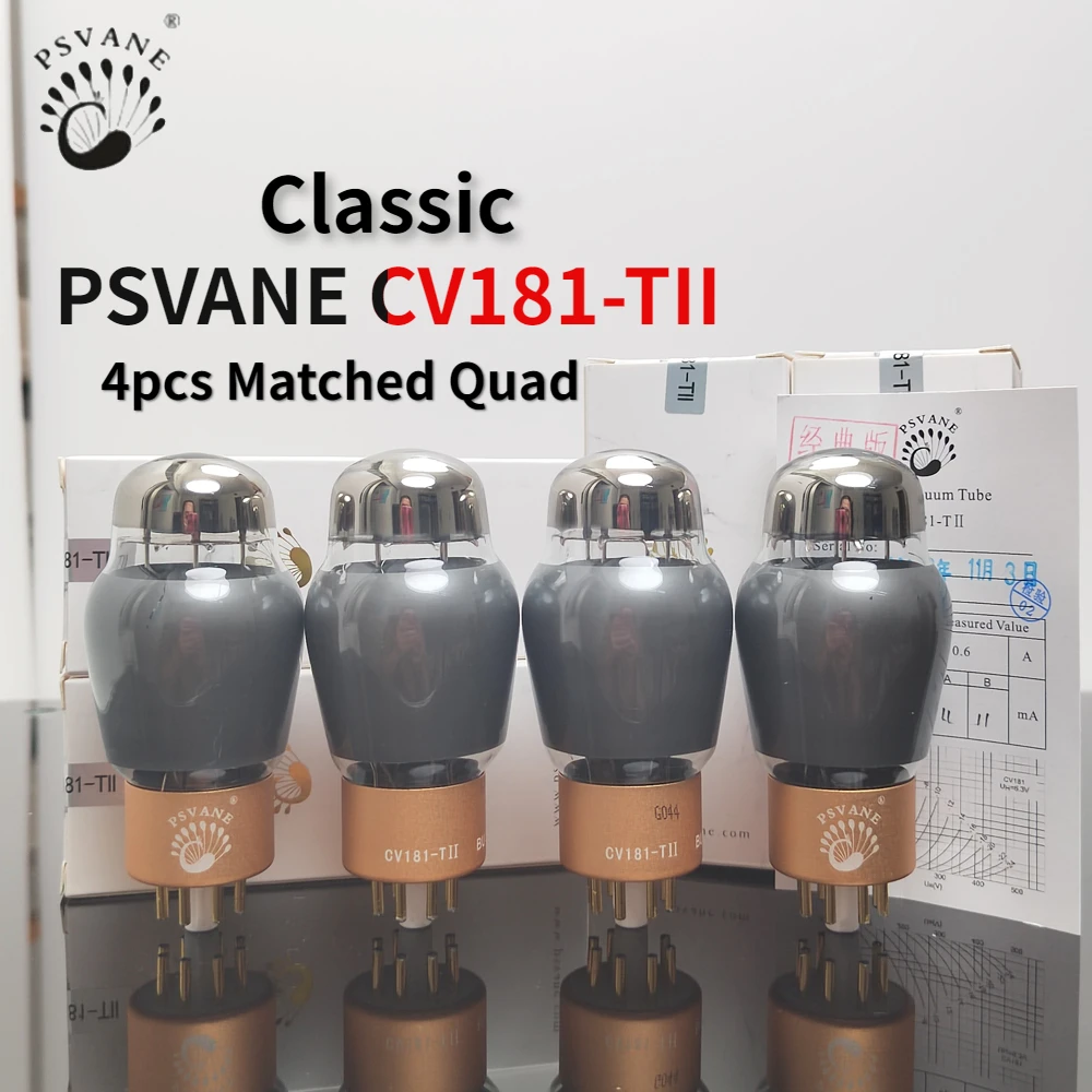

PSVANE MARKII CV181-TII Classic Vacuum Tube Upgrade CV181 6SN7 6N8P 6H8C HIFI Audio Valve Electronic Tube Amplifier