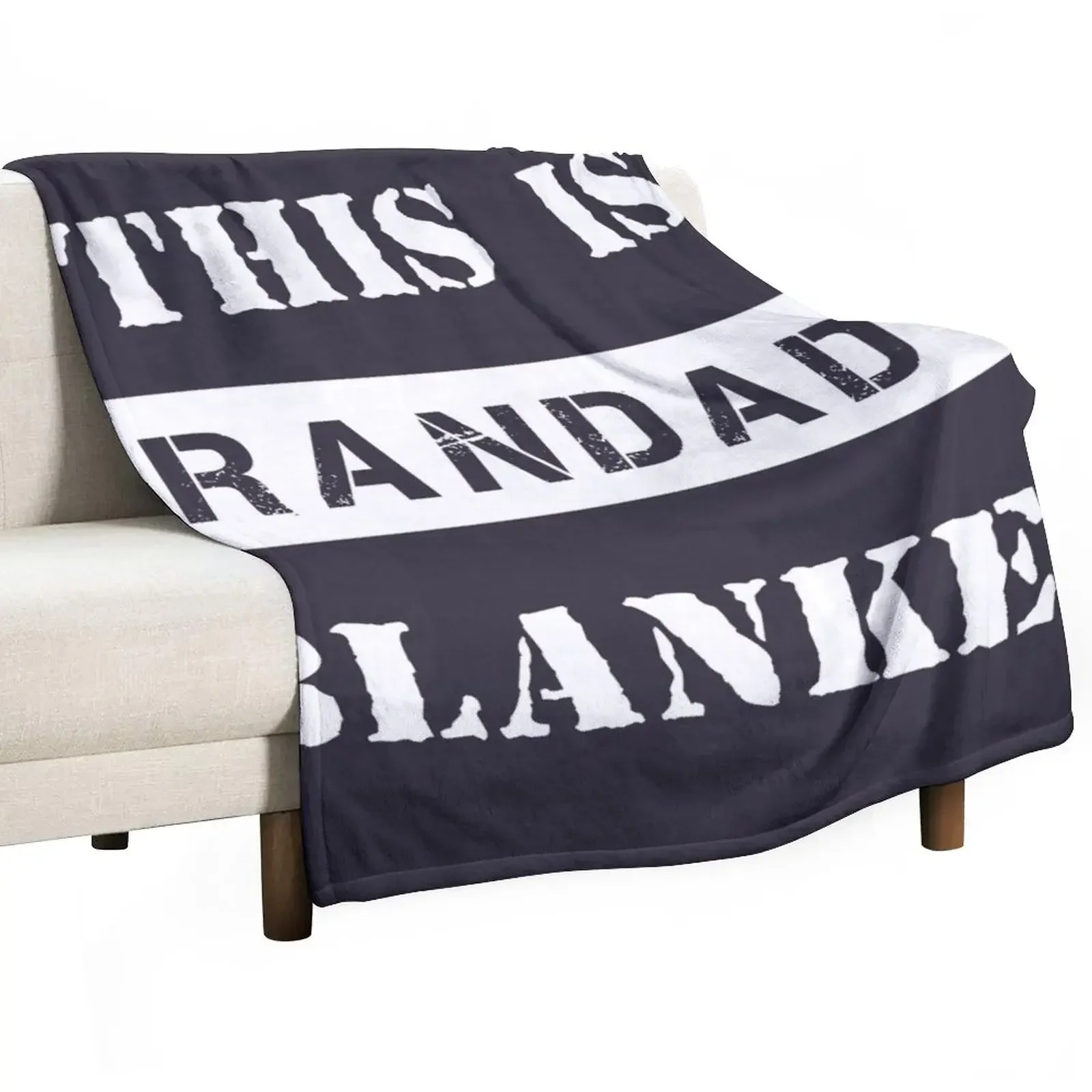 

This Is Grandad's Blanket Throw Blanket Cute Bed covers Blankets