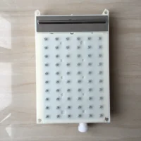 หัวฝักบัวสี่เหลี่ยม ABS ขนาด138x213มม. หัวฝักบัวแบบมีรูขนาด6*10อุปกรณ์เสริมหัวฝักบัวแบบหยดน้ำ 2