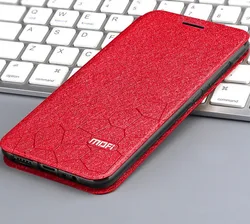 Luxury Leather Flip Case with Stand and Full Coverage - Xiaomi 14 Pro (Red)