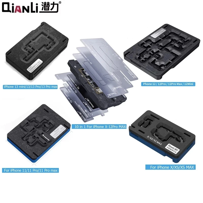 Qianli 3d Bga Reballing Stencil Platform For Iphone X /11/12/13 Pro Max