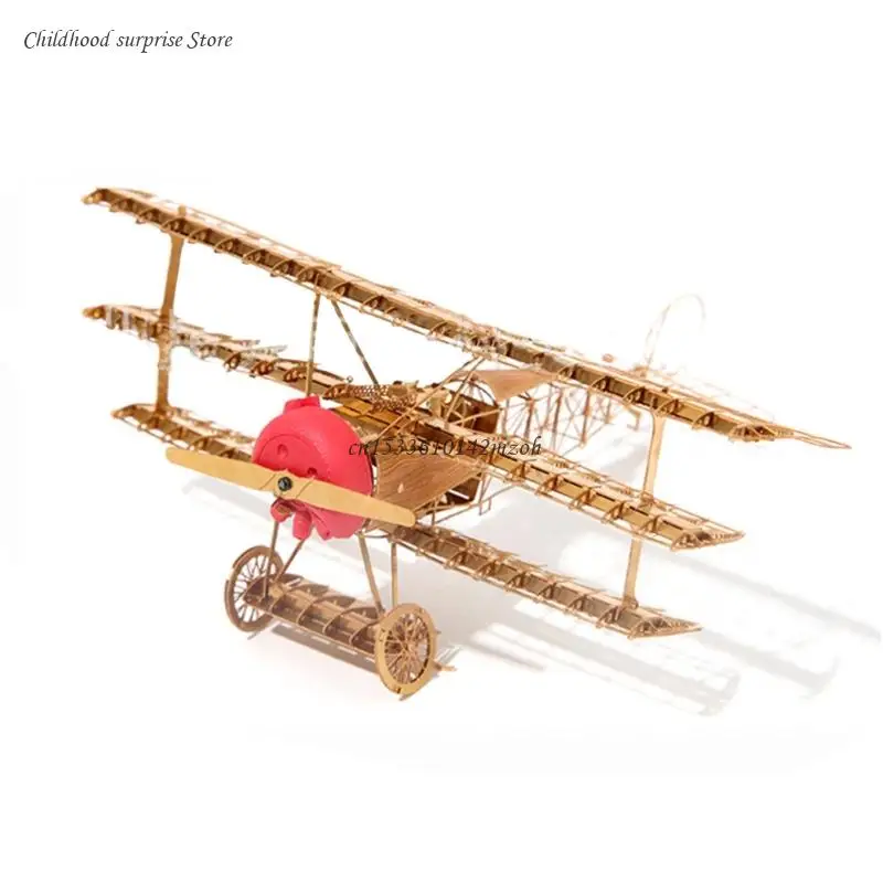 

Металлическая модель самолета, набор головоломки, сделай сам, Райт, флаер, модель самолета, набор для детей и взрослых, набор