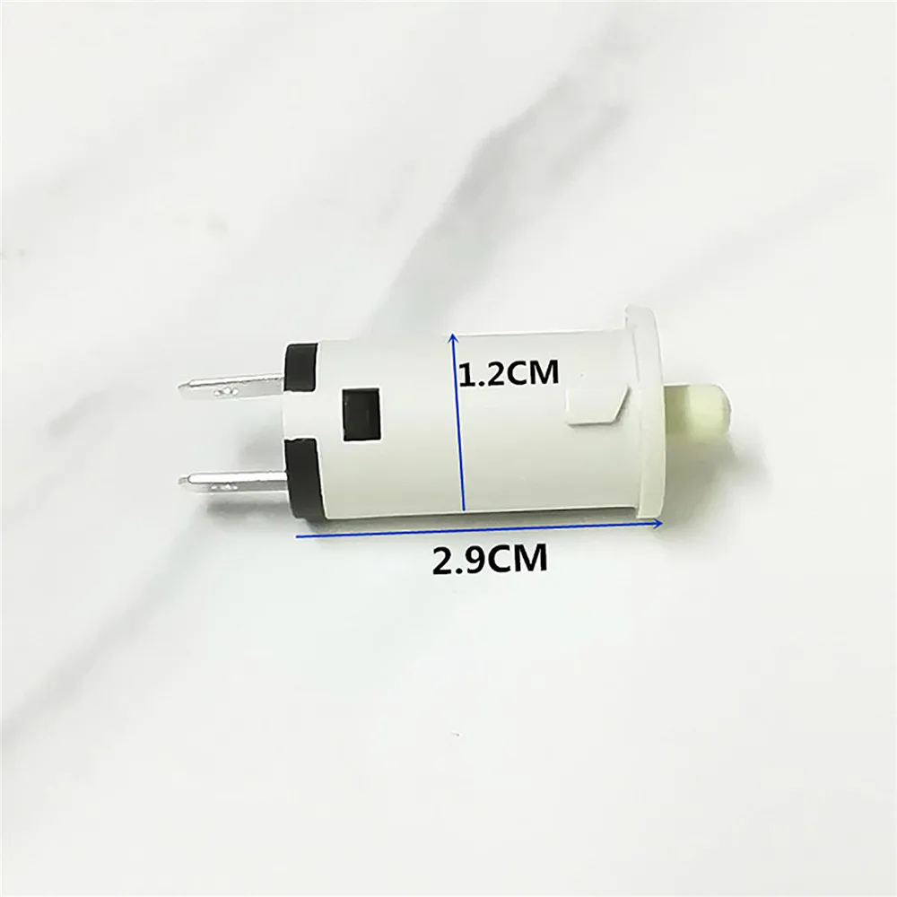 2pcs Door Switch Disinfection Cabinet Door Control 250V 3A White Push Button for Disinfection