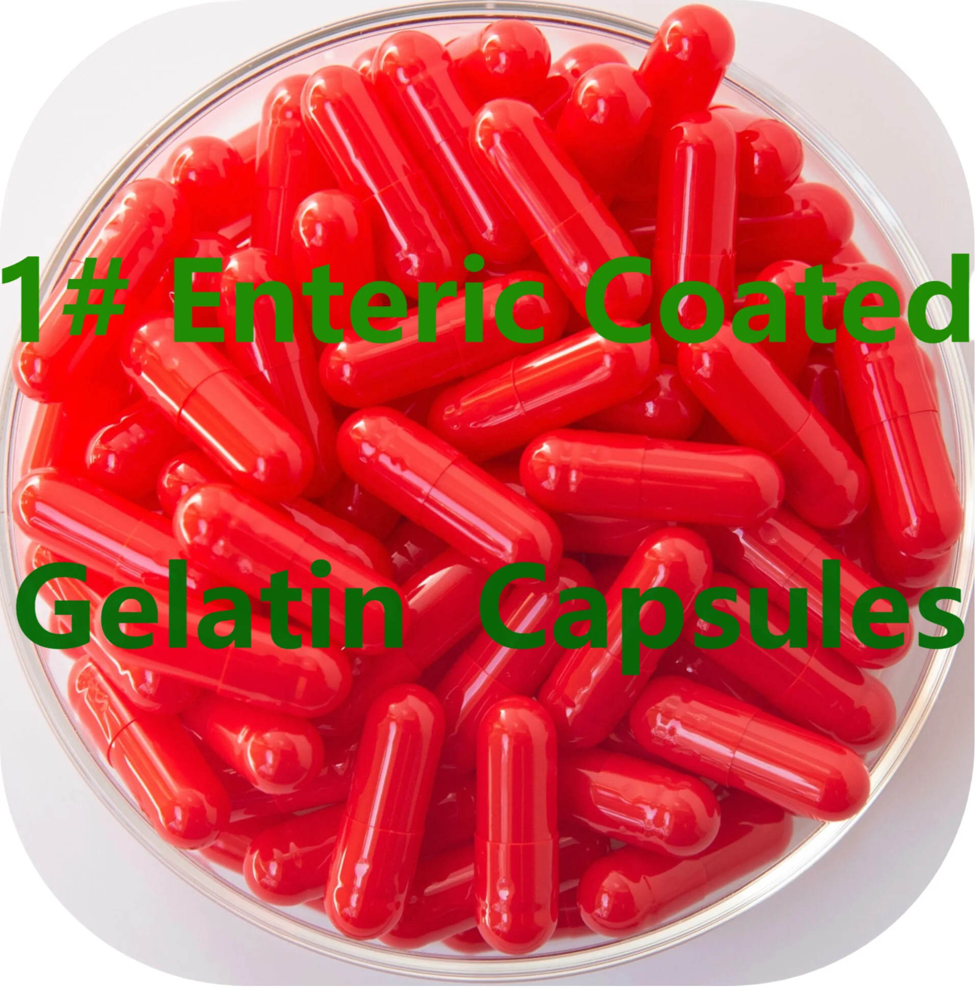 Enteric Coated Empty Capsule Enterosoluble Empty Capsule Gelatin Case Medical Packing Powder Granule Pallet 0#,1#,2#,3# 1000PCS