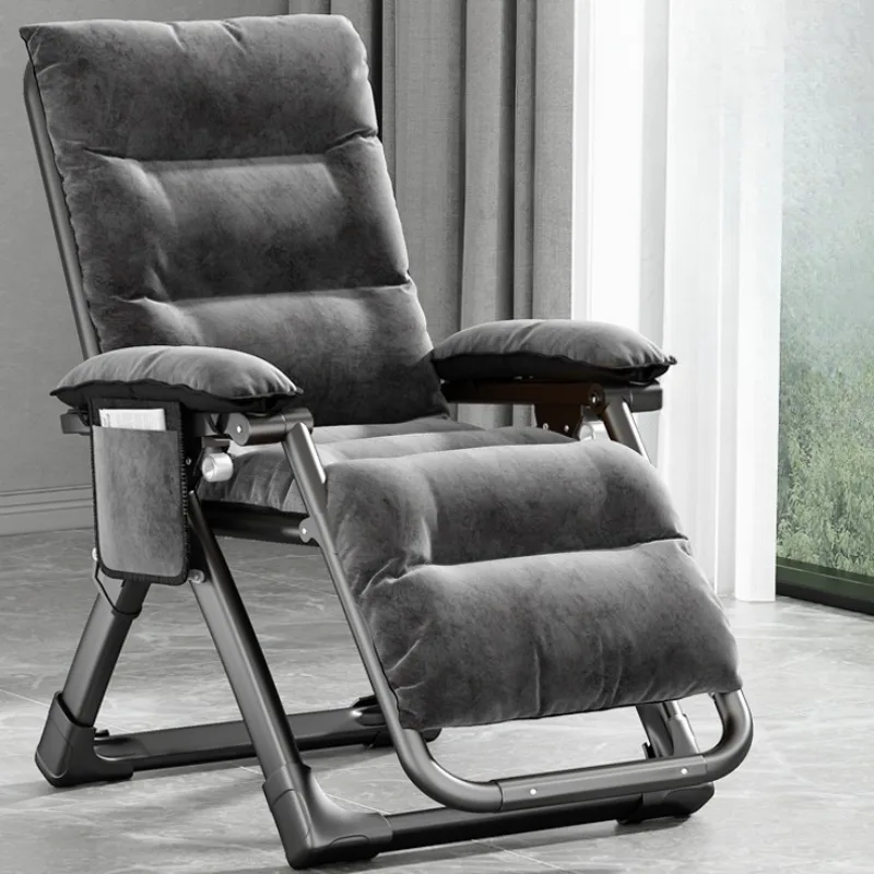 

Luxury Folding Camping Lounge Chair Arm Bedroom Terrace Lounge Chair Balcony Sleeping Tumbona Plegable Home Furniture YQ50LC