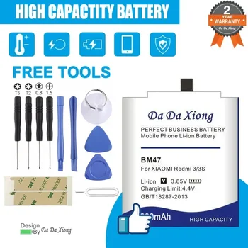 BM47 BN43 Battery For Xiaomi Redmi 3 S 3X Xiao Mi Note 4X 4 X 5.5inch 4x High Quality Mobile Phone