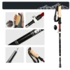 Trekking Poles Carbon Steel Collapsible Telescopic Sticks Lightweight Walking Hiking Stick Climbing Stick 3