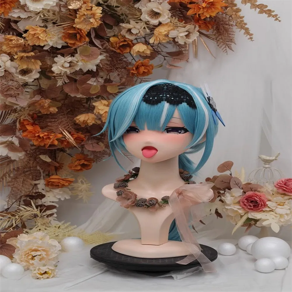 Handmade Customize Yola Doll Cartoon Character Kig Cosplay Kigurumi Mask Silicone Japanese Anime Kigurumi Masks Halloween furry