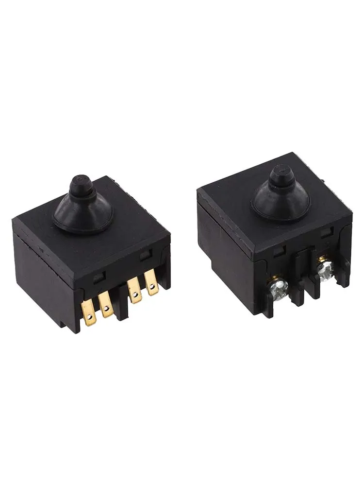 2pcs Angle Grinder Switch Replacement Parts Push Button Switches For 100 Polisher Angle Grinder Accessories Power Tool