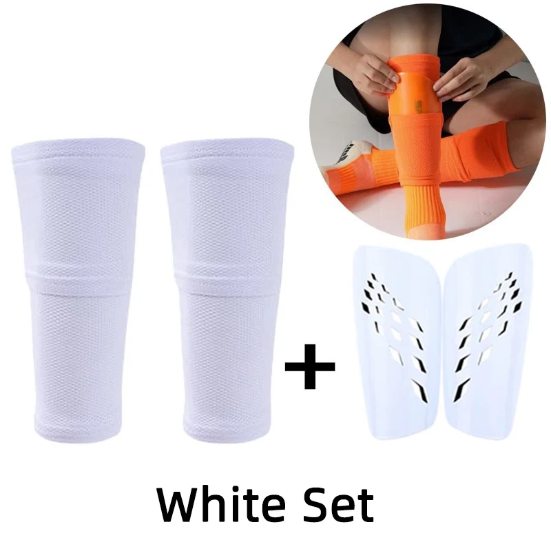 All-in-One Soccer Shin Guard Socks with Protective Leg Sleeves