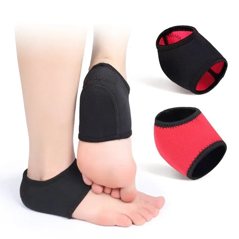

2pcs\pair Anti-Crack Elastic Cloth For Achilles Tendonitis Calluses Plantar Fasciitis Heel Socks Feet Pain Relief Heel Pads Tool