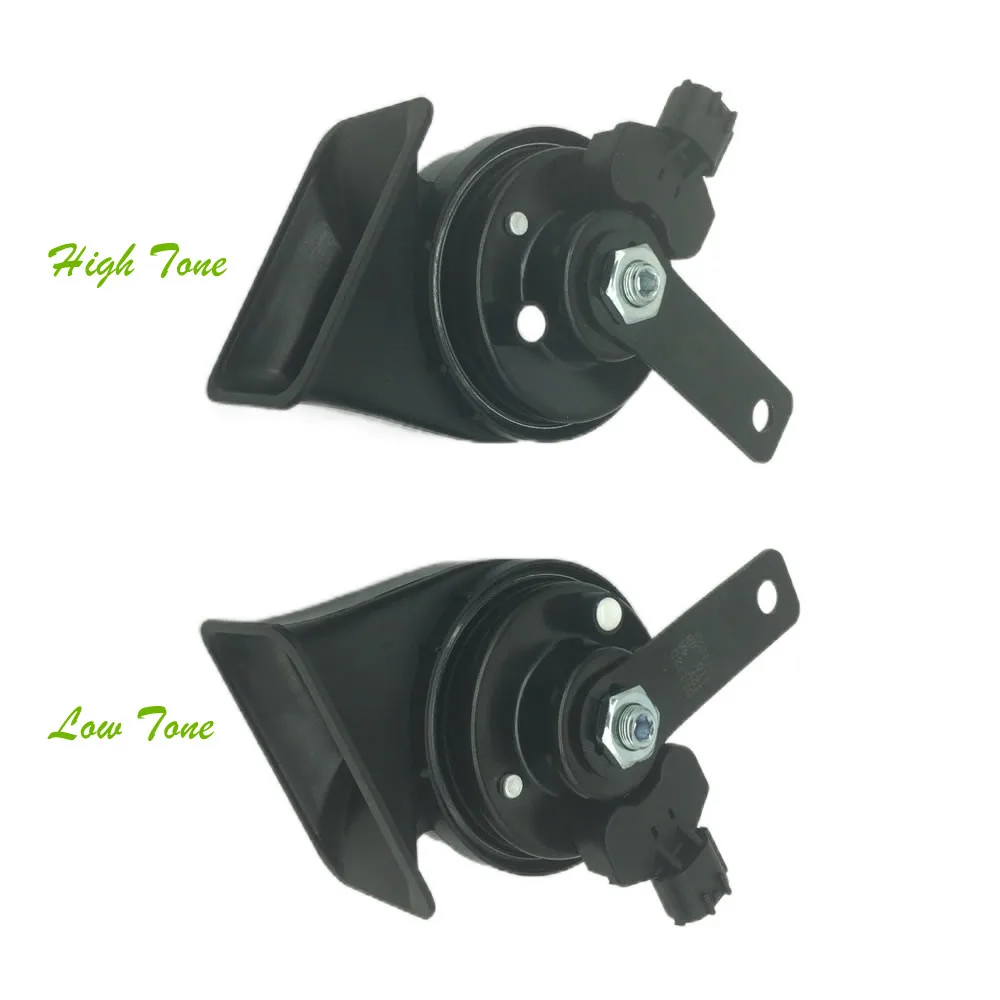 12V Waterproof Snail Horn 110-125db High/Low Tone for Hyundai Sonata 1998-2014 Santa 2000-2012