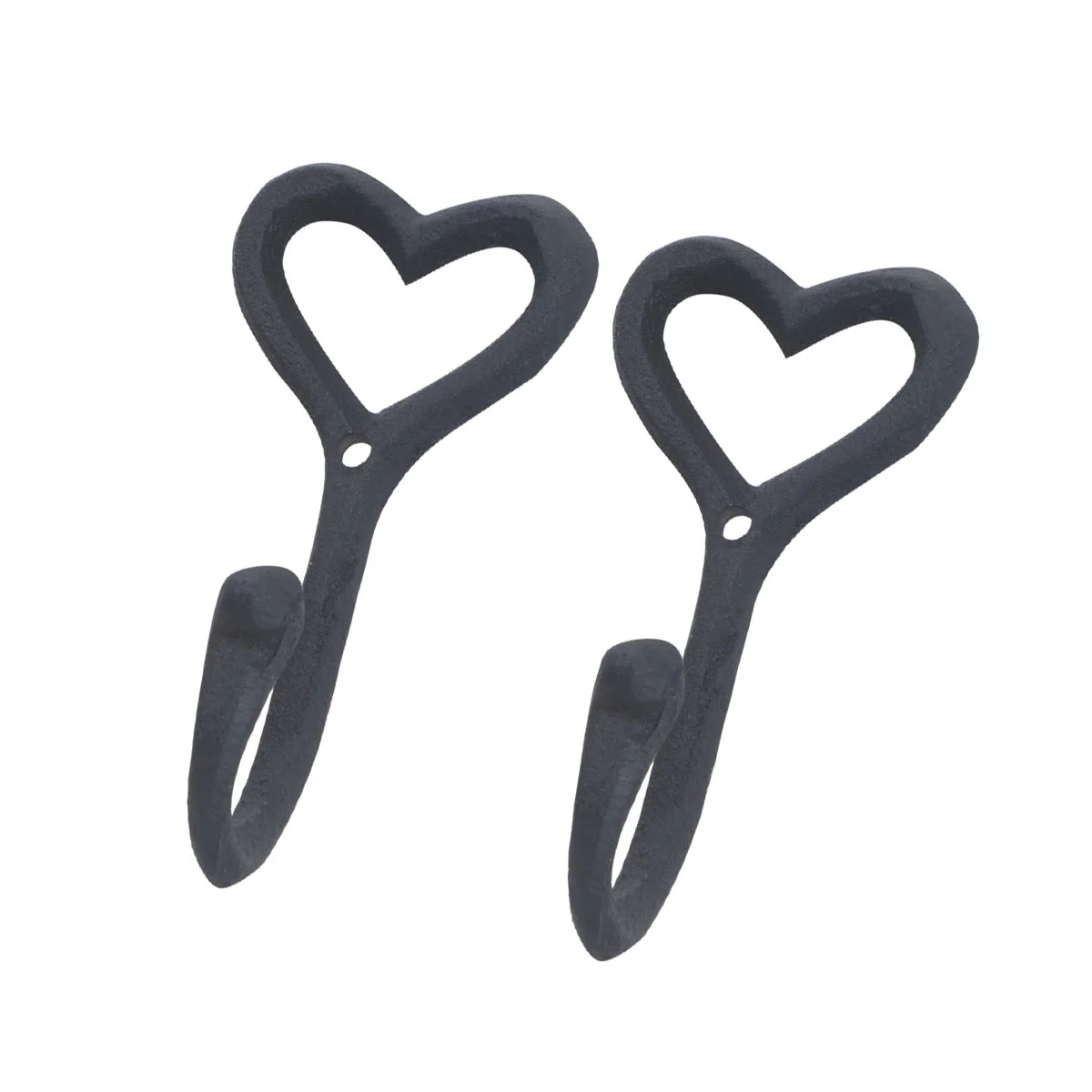

Retro Coat Hooks Wrought Iron Heart-Shaped Hook Iron Art Hook Grocery Storage Hook Wall Decoration For Home Living Room