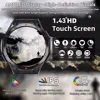 2025 New Dual-Band satellite GPS SmartWatch Men 1.43'' AMOLED Screen Compass Heart Rate BT Call IP69 10ATM Waterproof SmartWatch 5