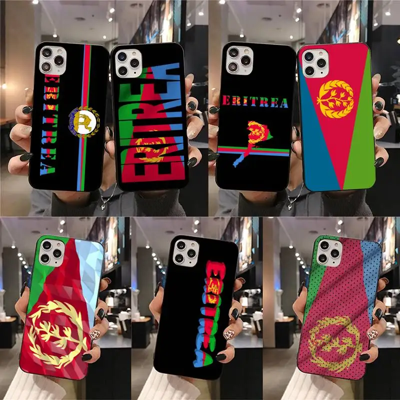 Чехол для телефона с национальным флагом Эритреи iphone 13 12 11 Pro Mini XS Max 8 7 Plus X SE 2020 XR |