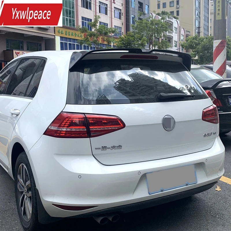 

Oettinger Style Rear Trunk Lip Spoiler For Volkswagen VW Golf MK7 7.5 GTI R R Line ABS Roof Spoiler Aleron Golf 7 2013-2020