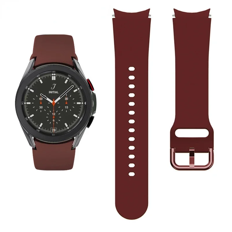 Premium 20mm Silicone Watch Strap - Versatile Bracelet Wristband