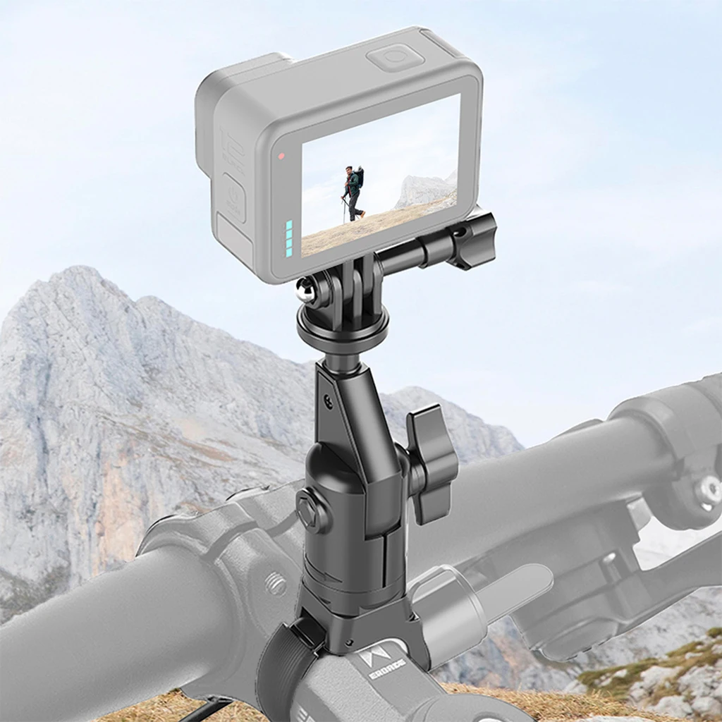 Fahrrad Lenker Clip Kamera Halterung Telefon Halterung 360° ° Rotierend für GoPro 13 12 Insta360 X4 X3 Osmo Action 5pro Pocket 3 Kamera – Detail 7