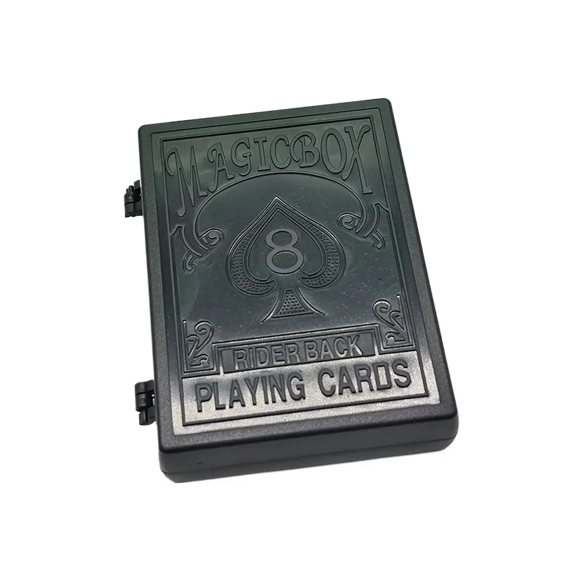 Magic Restoration Box Magic Black Plastic Box Shredded Paper Card Restoration Close-up Beginner Simple and Easy To Learn