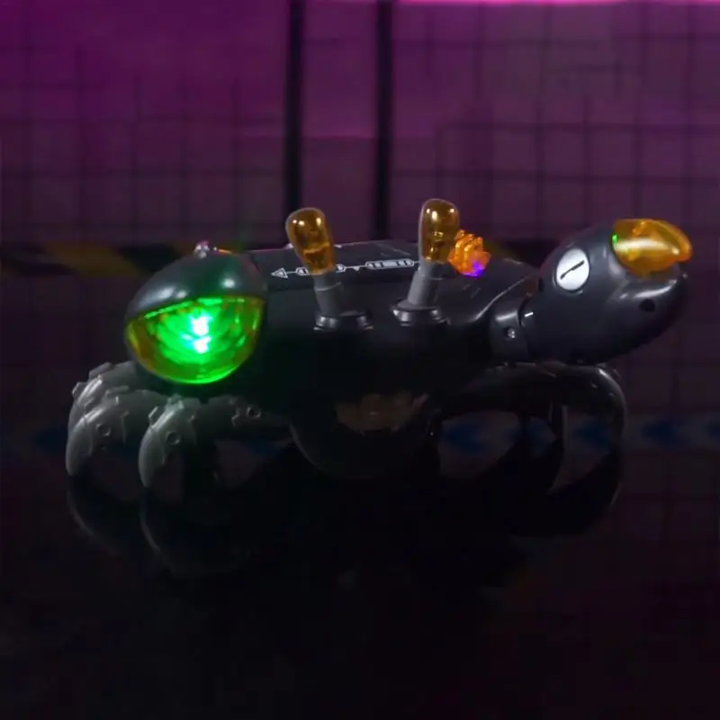 Crawling Kid Toy Educational Moving Dancing Crawl Crab Toy Learning And Educational Crawl Toys With Music LED Light For Kids 4
