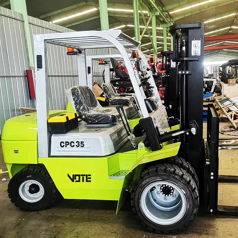 Diesel Forklift Trucks 4x4 All Terrain Forklift 2 Ton 3 Ton 4 5 Portable Warehouse