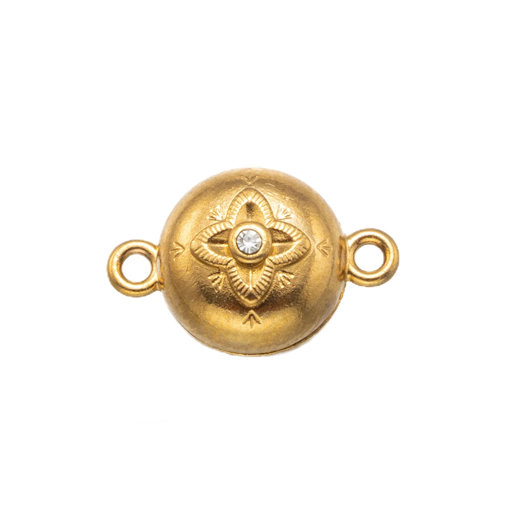 2 Sets Edelstahl Zirkon Magnetverschluss für Halsketten und Armbänder, Schmuckverschlüsse, Verlängerungen, Verschlussadapter für DIY-Bastelarbeiten – Detail 8