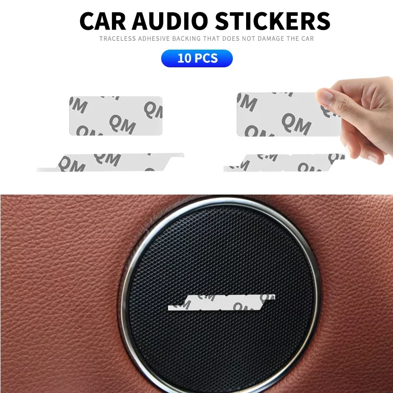 BOSE 로고 하이파이 스피커용 자동 알루미늄 3D 금속 핀, 오디오 스테레오 라벨링 장식 스티커 배지 엠블럼 데칼, 10 개