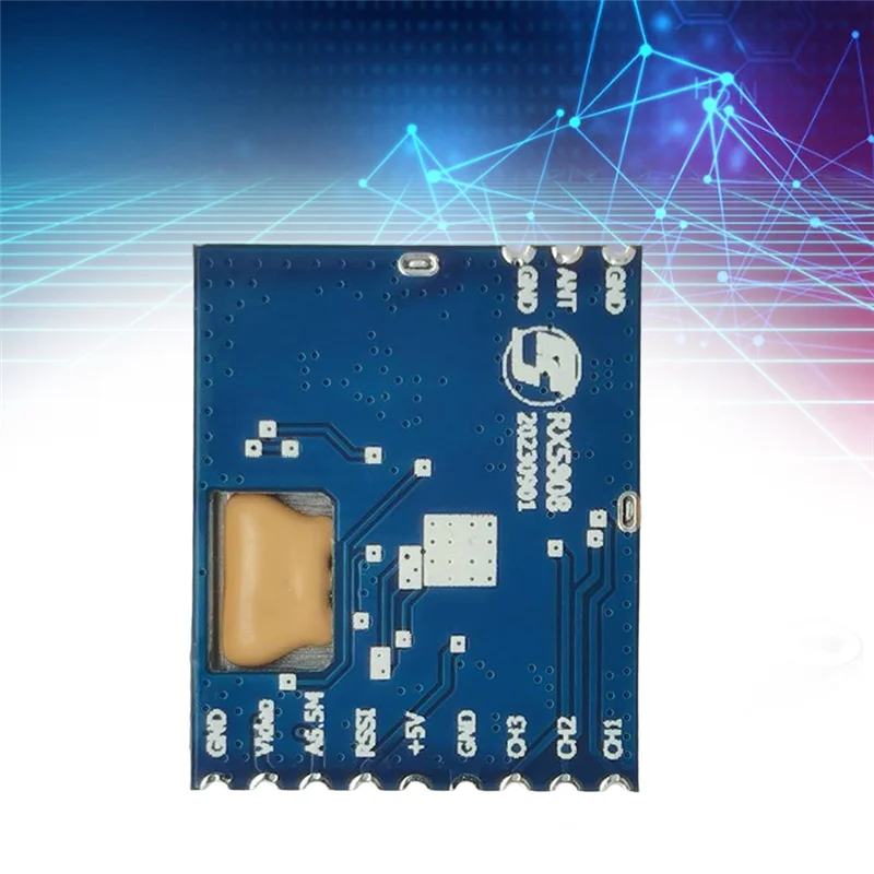 [NEW A09R】 5.8Ghz RX5808 무선 오디오 비디오 수신기 모듈 3.5-5.5V 7CH 오디오 비디오 수신기 모듈