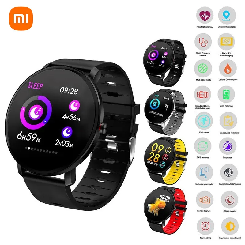 XIAOMI Smart Watch Waterproof Dynamic UI Heart Rate Blood Pressure Monitoring Fitness Tracker
