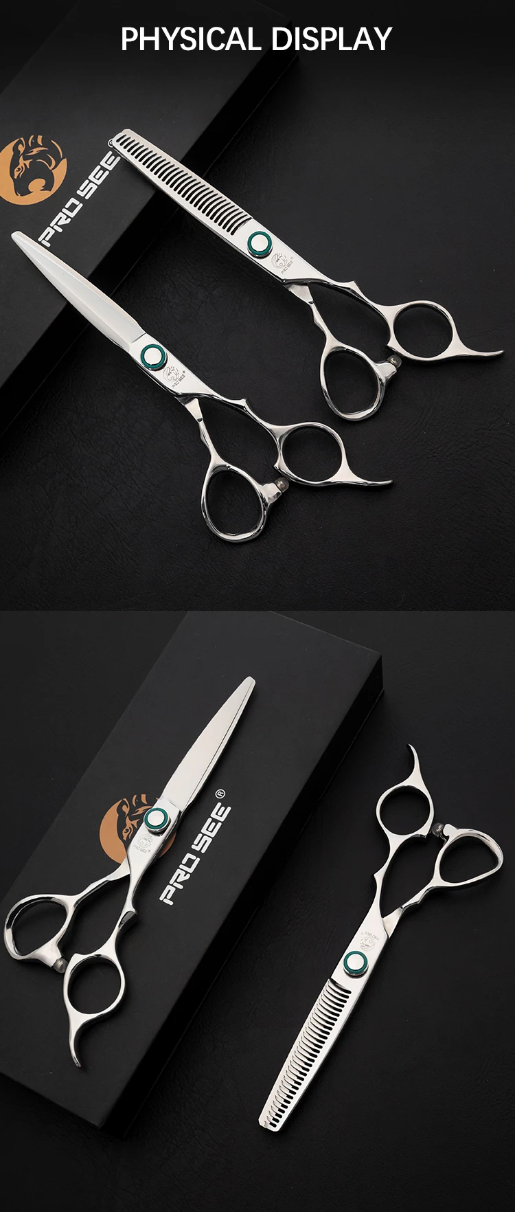 Description Picture 6 of itemProfessional Shears Stainless Steel 6.0 Inch VG10 Steel  Hair Cutting Scissors Best Barber Scissors