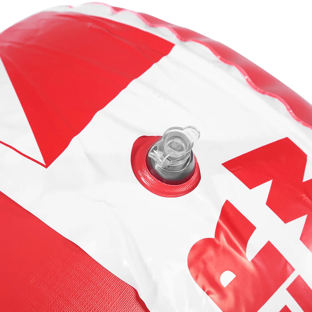 Inflatable Dive Buoy with Flag PVC Diving Surface Marker Inflatable Signal Floater Dive Bouy Ball with Flag