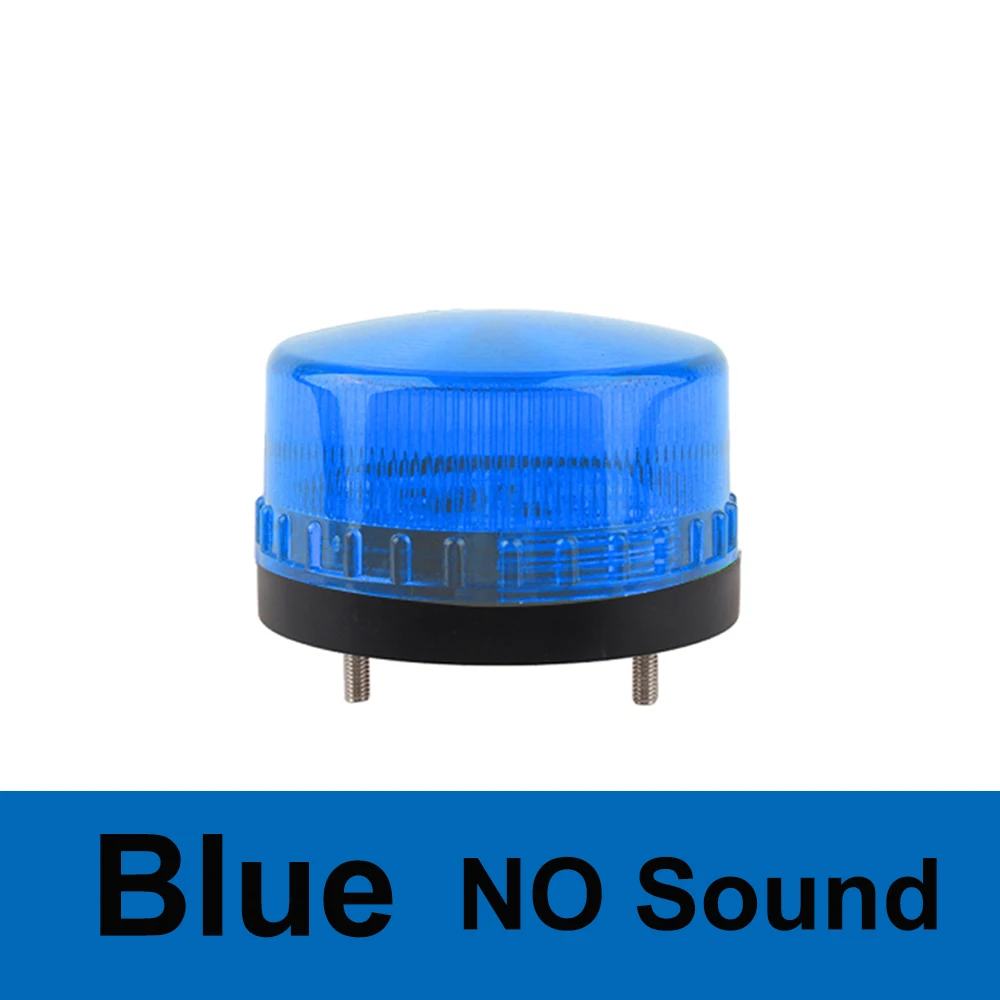 LED Blitzleuchte Warnleuchte Strobo Blau 12-24V