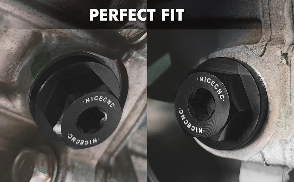 NICECNC M18X1,5 UTV RZR Magnetgetriebe-Ablaufstopfen für Polaris RZR XP 4 1000 General 1000 RZR 800 RZR 570 900 Ranger – Detail 5