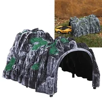 Plastic Rockery Tunnel Track Train Slot 1:87 Scale Model Toy Train Railway Cave Tunnels Sand Table Model Railway Accessories 2