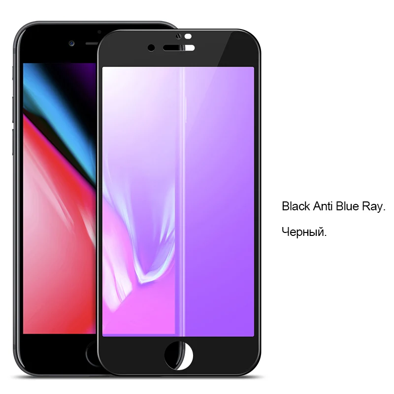 9H Anti Blue Light Tempered Glass 3D Soft Edge Full Screen Protector