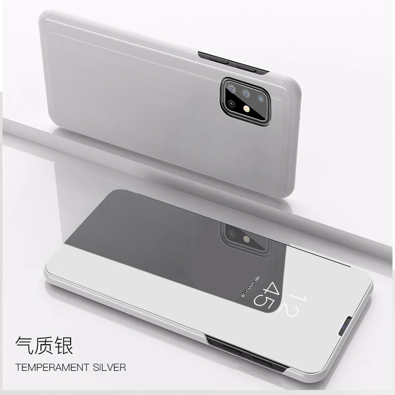water pouch for phone Luxury Mirror Smart View Flip Stand Case For Xiaomi Mi 10T Lite Note10 Ultra 10 Pro Poco F2 Pro X3 NFC Protective Cover Fundas waterproof phone bag Cases & Covers